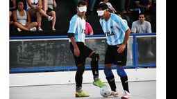 (FOTO: AFA). Los Murciélagos vencieron a España en la última fecha. Padilla fue titular..