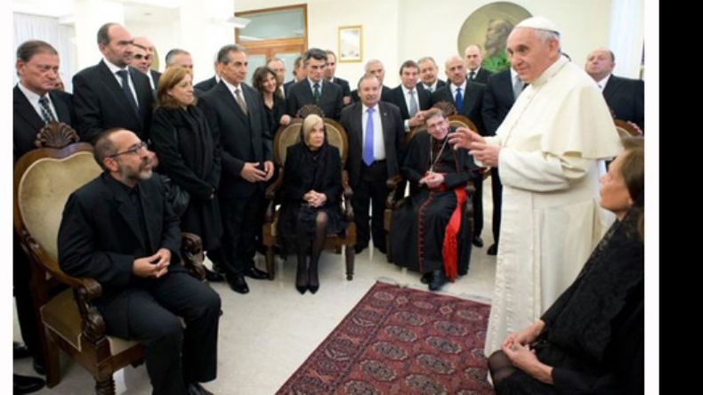 Los miembros del diálogo interreligioso se reunieron en marzo con el Papa..