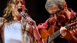 Victoria Birchner y Juan Falú, en El Cirko. Victoria Birchner y Juan Falú, en El Cirko.