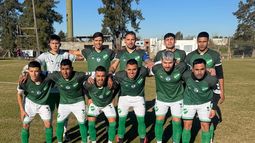 EQUIPO. El once inicial de la Selección de la Liga que jugó este miércoles en Villa Castells.