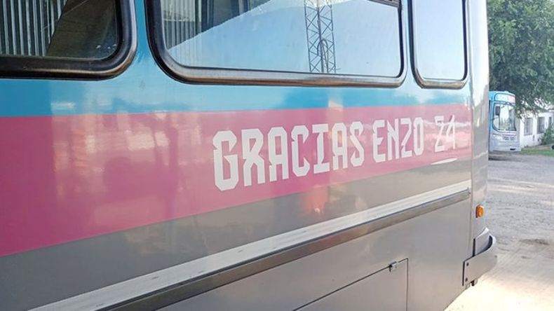 LA 24. Enzo Fernández también tiene su unidad en la línea 501. .