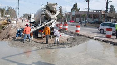 OBRA. Los trabajos comenzaron hace algunas semanas..