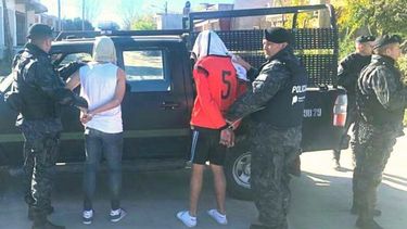 DETENIDOS. Son seis menores de entre 14 y 17 años. Hubo siete allanamientos en total..