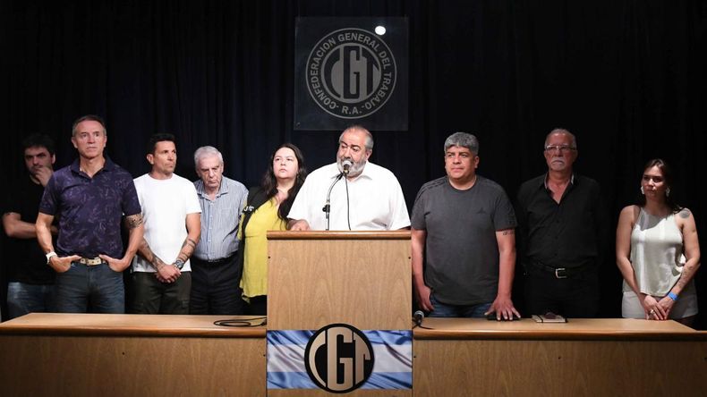 PARO NACIONAL: El cotitular de la central obrera, Héctor Daer anuncia las medidas de fuerza para el 24 de enero.