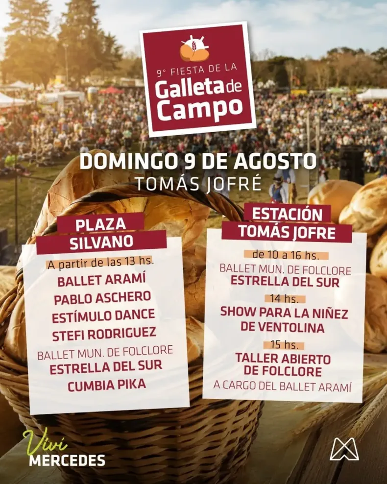Actividades de la Fiesta de la Galletade Campo. (noticiasmercedinas.com).
