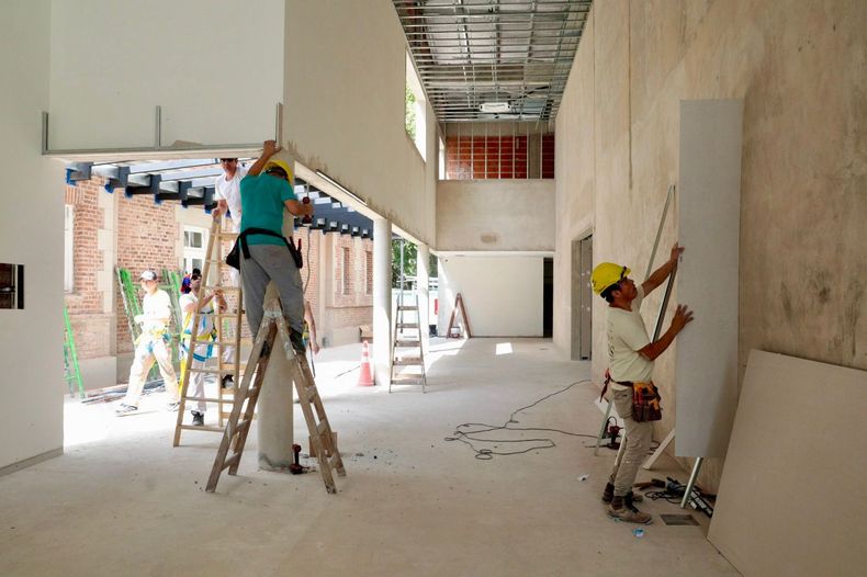 AVANZA El nuevo edificio est en la etapa final de la construccin