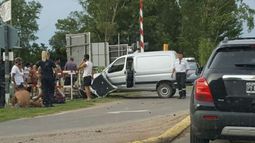 Accidente en las vías