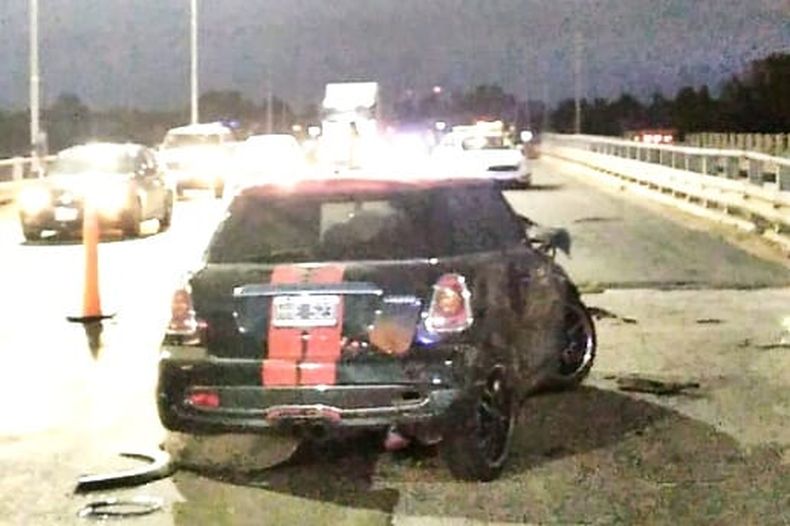 El accidente tuvo lugar en la intersección de las Rutas 6 y 8.