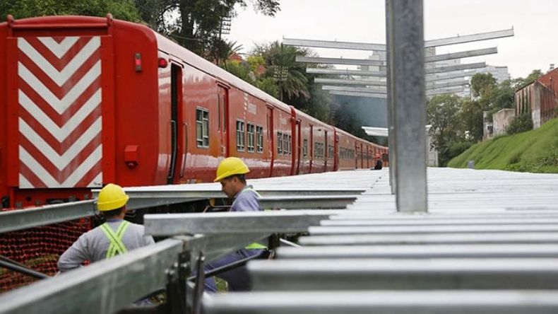ANDENES. La licitación de la estación Del Viso se verá en internet..