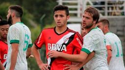 Kevin Sibille, titular en la Reserva de River. Foto: La máquina radio..