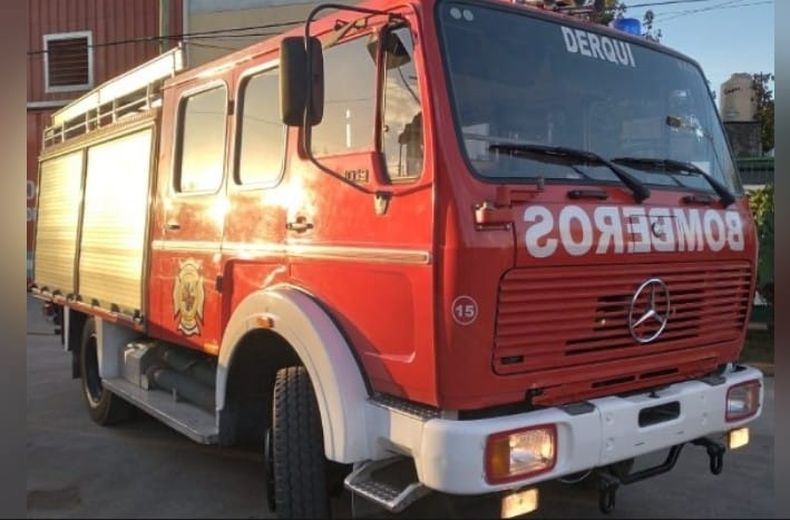 El incendio destruyó por completo la vivienda afectada.&nbsp;