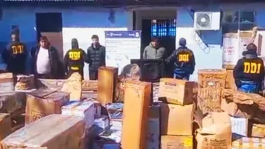 MUDANZA TRUNCA. Elementos recuperados en la casa de uno de los detenidos.