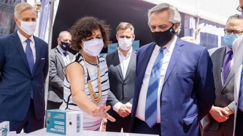 Alberto Fernández visitó Richmond días antes del acuerdo del laboratorio con Rusia..