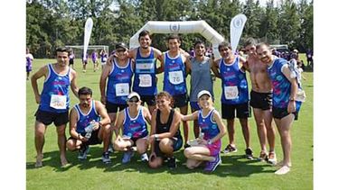 EQUIPO. El grupo Manzanares Running, organizador de las pruebas..