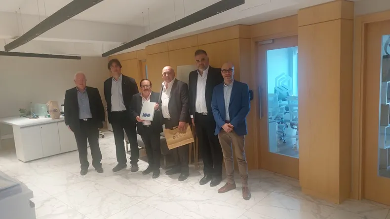 ENCUENTRO. Autoridades de SCIPA, con miembros de la Cámara Argentina de Comercio.