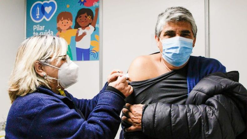 5.500 personas fueron vacunadas en Pilar durante la última semana. .