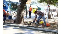 PALA. Los trabajos esperan mejorar la transitabilidad y seguridad de la zona..