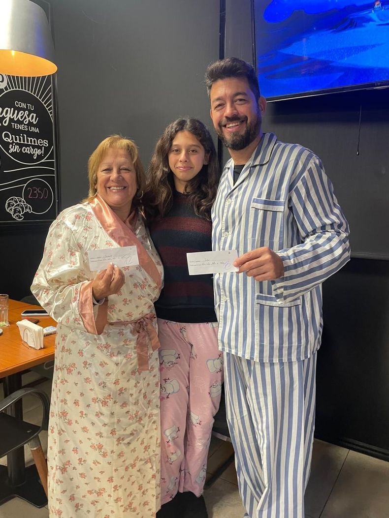 El restaurante Perci convocó a sus clientes a desayunar en pijama.&nbsp;