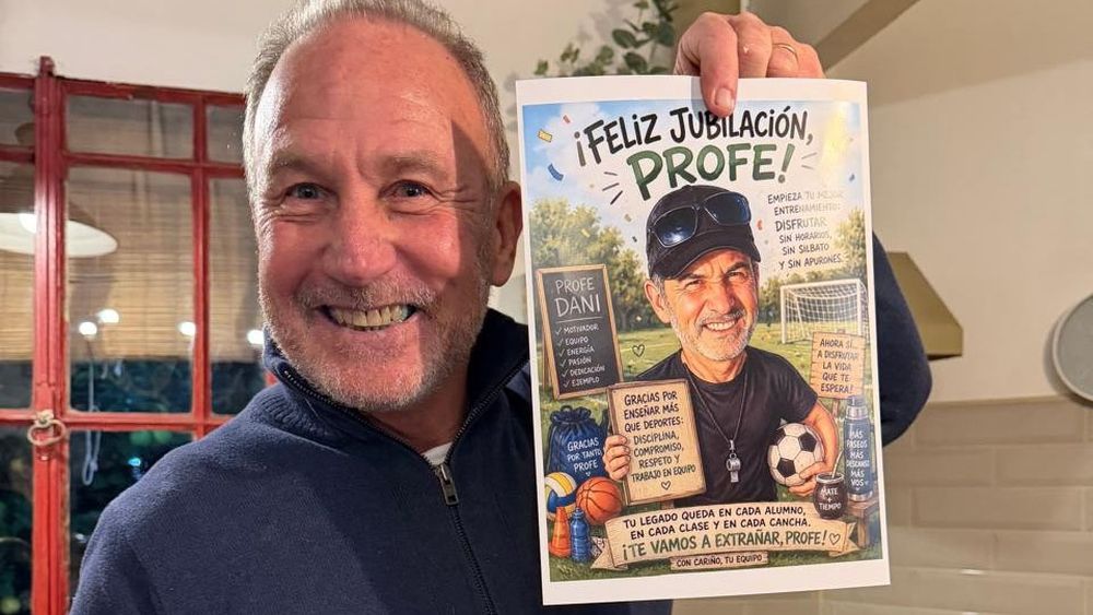Daniel Loraschi dijo adiós a las aulas.