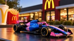 McDonalds Argentina lanzó un combo especial con un auto coleccionable de Colapinto