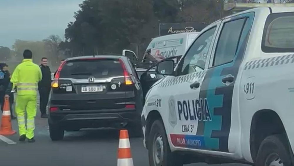 El accidente se produjo en el kilómetro 47 de la Panamericana, sentido a Pilar.&nbsp;