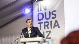MADE IN PILAR. El intendente Federico Achával en la apertura de la edición 2024 de Industrializar.