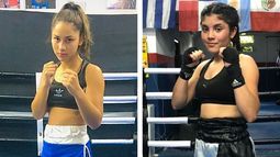 PREPARADAS. Celeste González y Micol De Souza listas para el gran desafío..