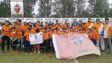 SEMILLERO. Las inferiores es uno de los desafíos que asumió el club, el año pasado..