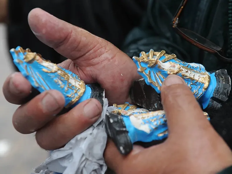 La devoción a la Virgen de Luján. (Télam)..webp