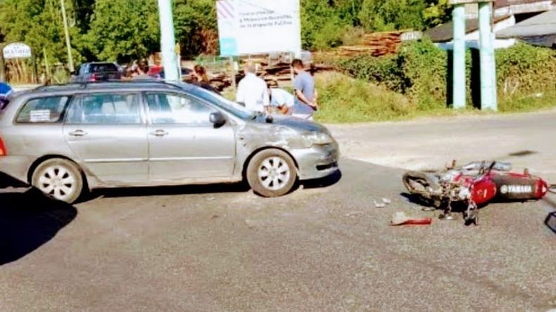 Lugar del accidente ocurrido sobre la Ruta 25. Foto: @juancaimpacto.