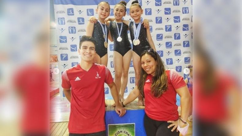 Podio de las chicas en Chaco..