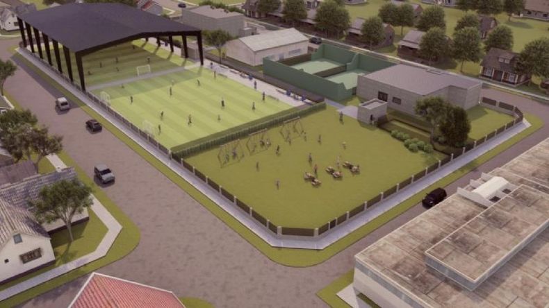 ASÍ SERÁN. Imagen de uno de los proyectos de nuevos polideportivos..