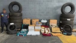 En los allanamientos se secuestraron más de 1.200 neumáticos fabricados en Brasil y China. En los allanamientos se secuestraron más de 1.200 neumáticos fabricados en Brasil y China.