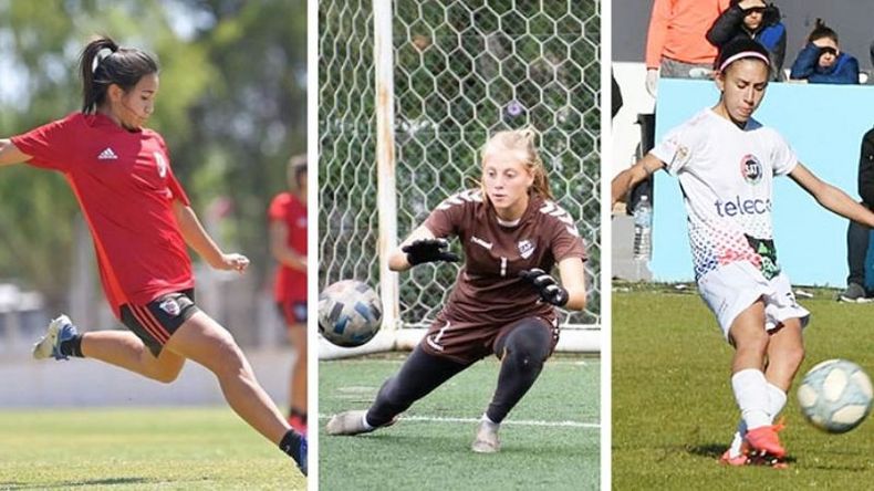 PROTAGONISTAS. Belén Ludueña (River), Joaquina Palma (Platense) y Zoraida Leguizamón (SAT) vuelven a la acción..