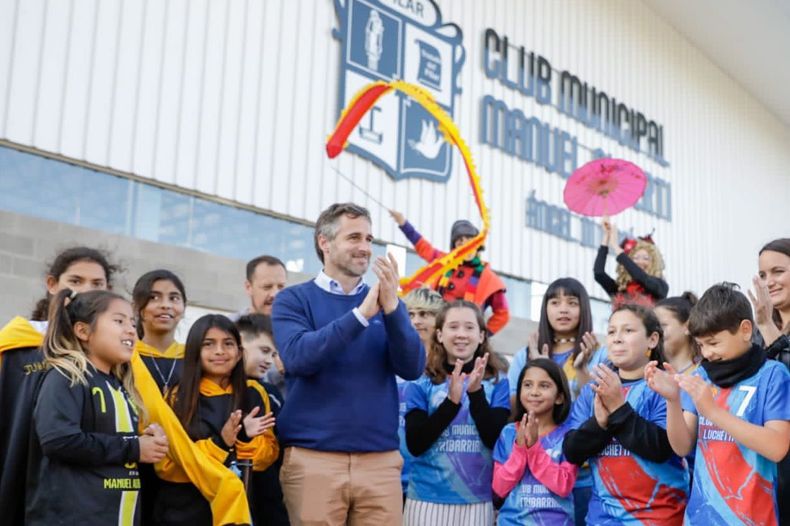 ACTO. Achával encabezó la inaguración del sépttimo club de su gestión. &nbsp;