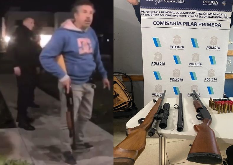 El hombre fue detenido este domingo en Estancias del Pilar.