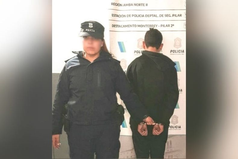 CACHETE. El joven detenido por la policía, es delbarrio Monterrey.&nbsp;