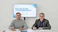 CONVENIO. Lo firmaron Achával y el rector de la Austral, Julián Rodríguez.