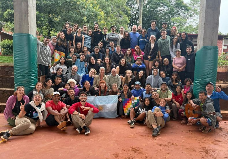 Todos los voluntarios de Palabras del Alma que viajaron a Misiones este enero.