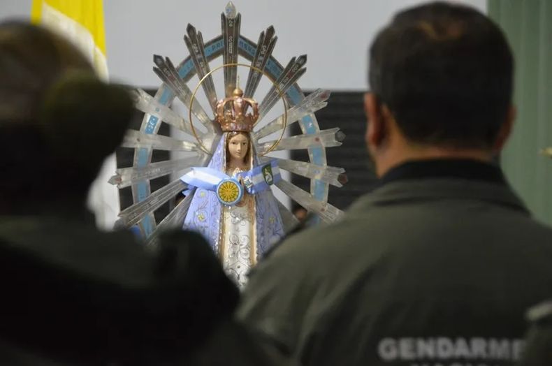 La Virgen de Luján está entronizada en todas las dependencias de Gendarmería Nacional.