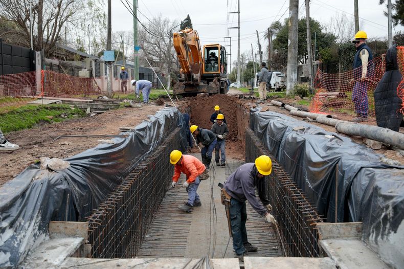 HIDRÁULICA. La obra será clave para resolver las inundaciones.&nbsp;