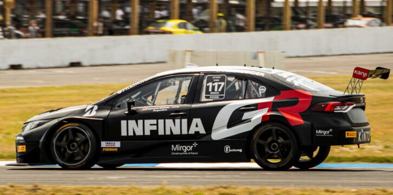 PRUEBAS. Tras los ensayos, Rossi espera que su Toyota se muestre competitivo en Buenos Aires.