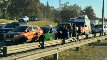 El accidente se produjo en el kilómetro 48,500 de Panamericana, sentido a CABA.