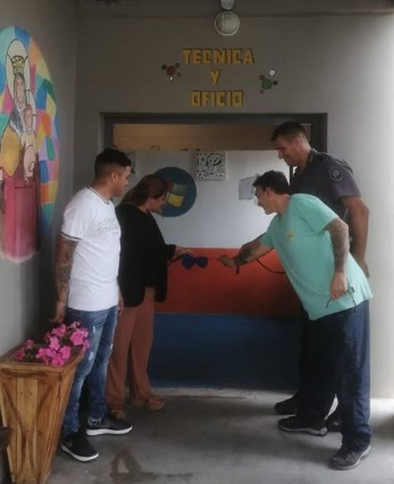 CINTA. La sala de informática de la Unidad N°60 es realidad gracias a Tecnoraee.