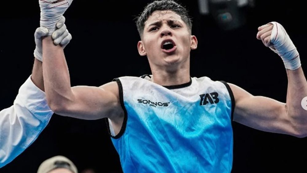 Dylan Figueroa y su triunfo en la Federación de Boxeo (FAB).&nbsp;