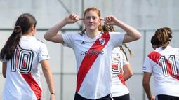 LOCURA DE GOL. Annika tuvo una tarde de domingo inolvidable en el Mas Monumental.