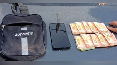 RECUPERADO. Los ladrones habían sustraído 400 mil pesos.