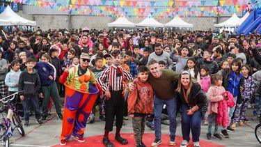DIVEERSIÓN. Con espectáculos y actividades los chicos celebraron su día.