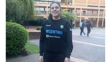 AL EXTERIOR. Riccotti con el buzo de la Selección, que defenderá en Ecuador..