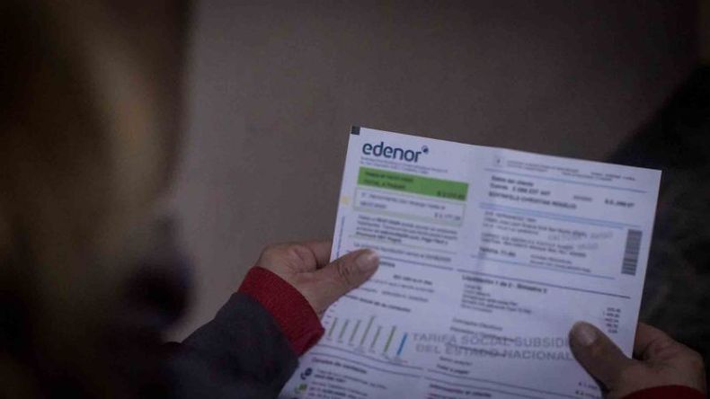 SORPRESA. Las facturas de Edenor llegan con fuertes aumentos..
